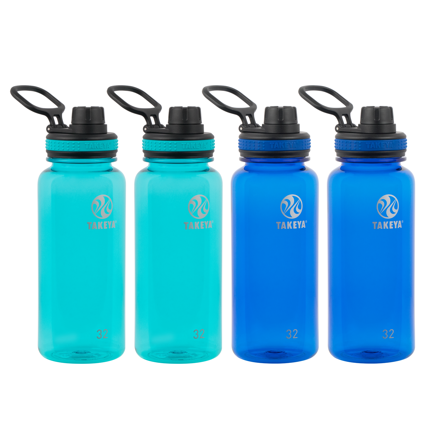 tritan-water-bottle-with-spout-lid-4-pack-r3 50276-Tritan-Spout-32-4pk-Ocean-Royal-angle.png