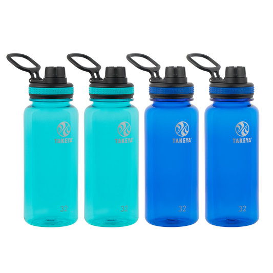 tritan-water-bottle-with-spout-lid-4-pack-r3 50276-Tritan-Spout-32-4pk-Ocean-Royal-angle.png