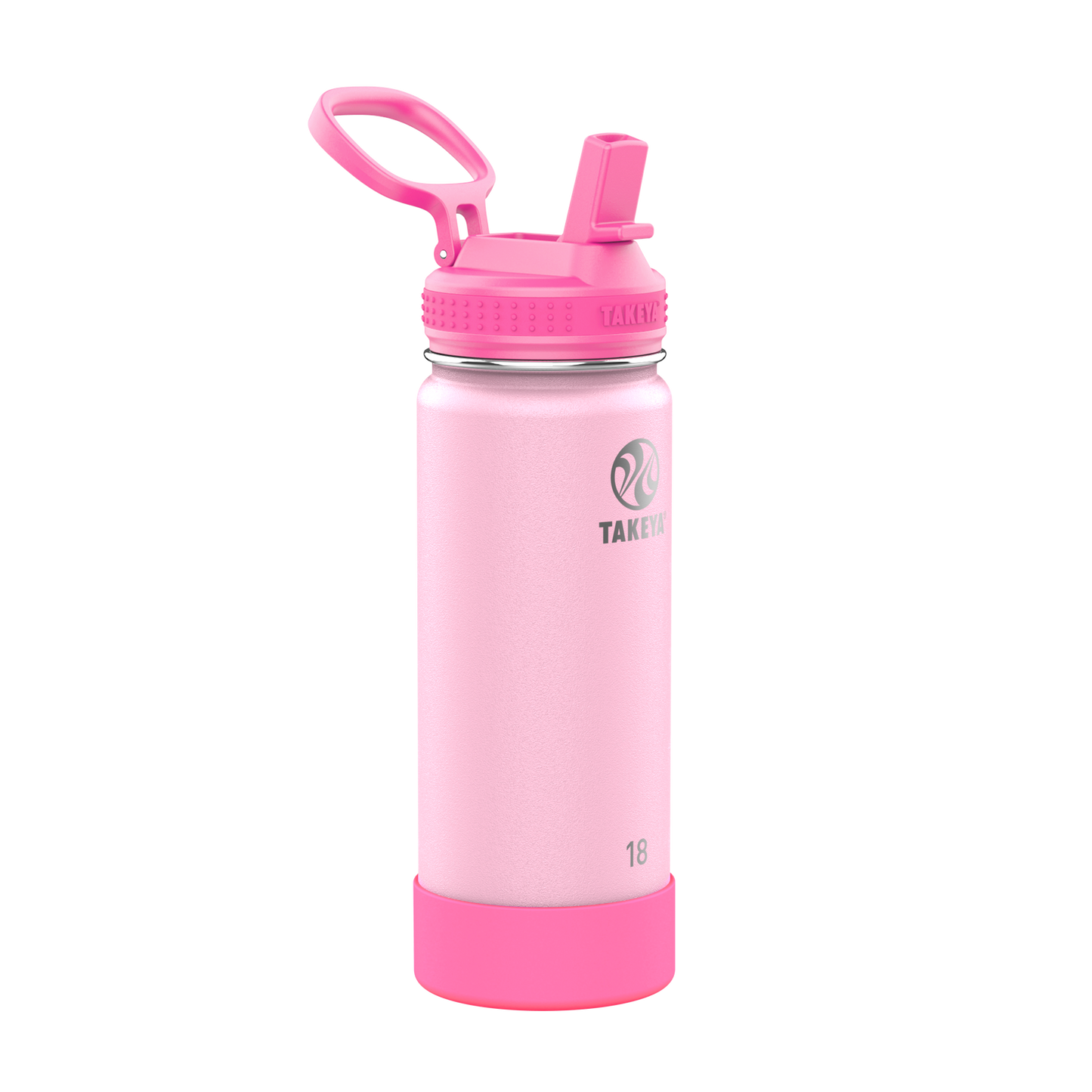 actives-kids-glow-in-the-dark-water-bottle-with-straw-lid-d3 51076-Actives-Kids-Straw-18-GID-SummerGlowPink-angle.png