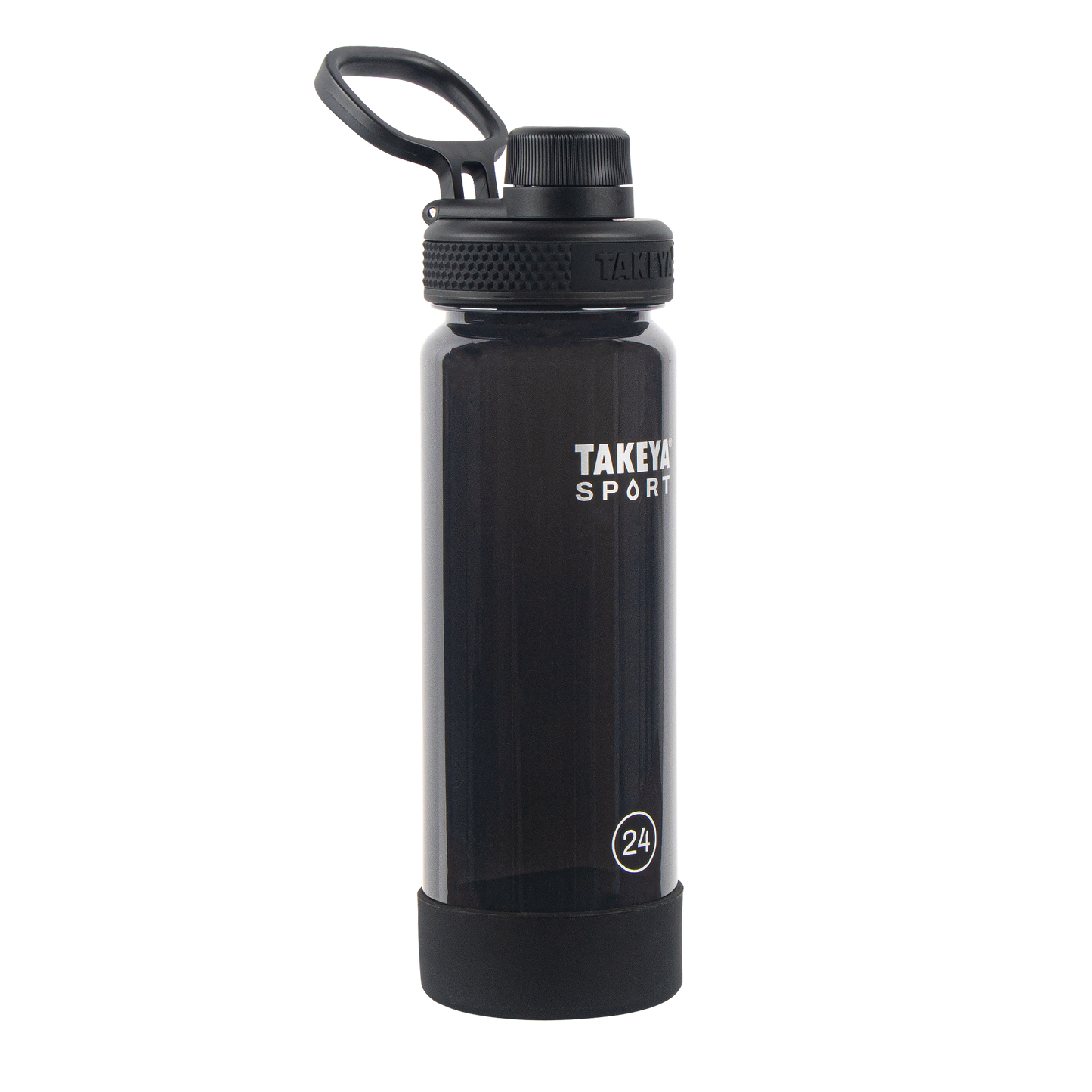 tritan-sport-water-bottle-with-spout-lid-k6 51664-TKS-Tritan-Spout-24-GrandSlamBlack-frontangle.png