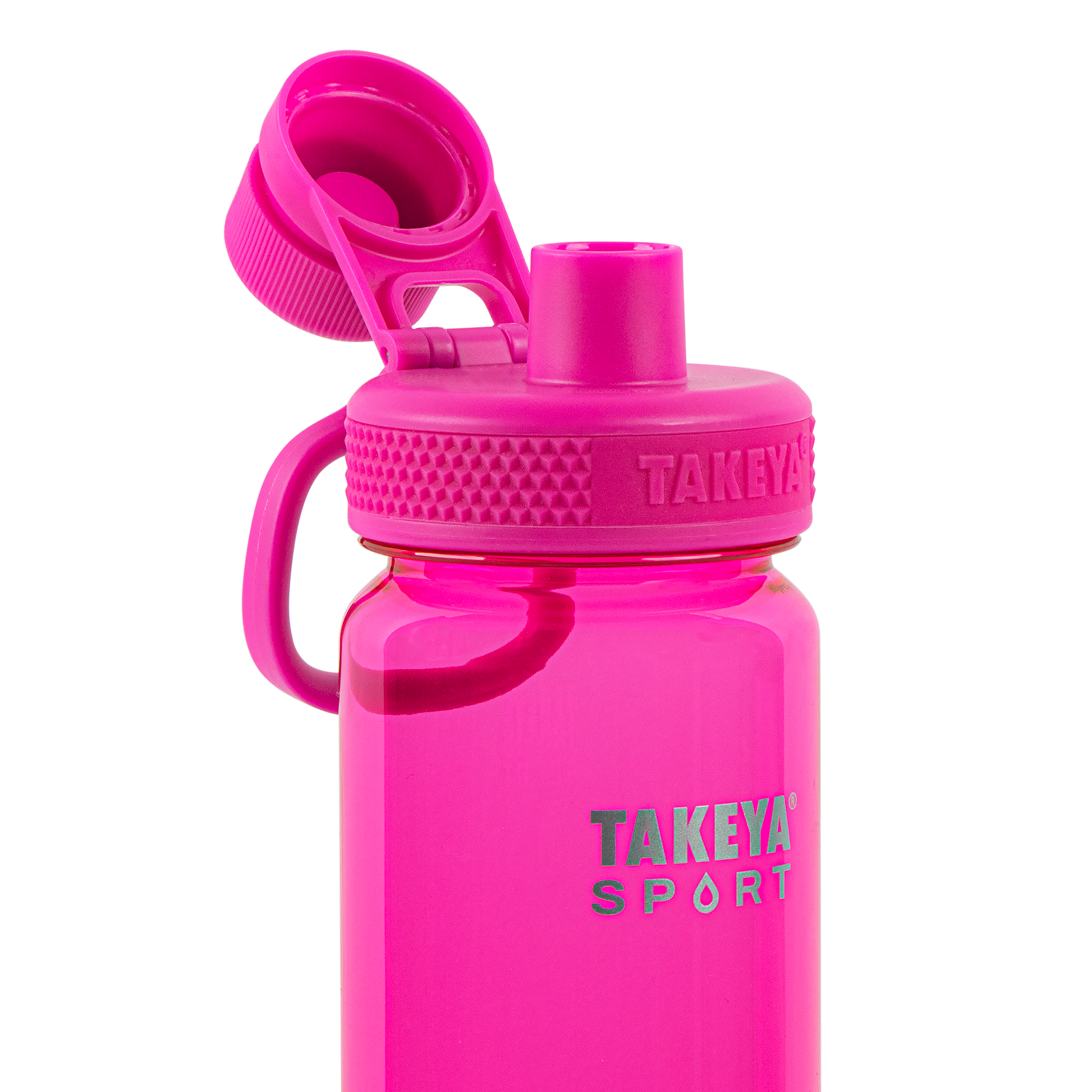 tritan-sport-water-bottle-with-spout-lid-u8 51671-TKS-Tritan-Spout-24-PinkSweep-openlid.png