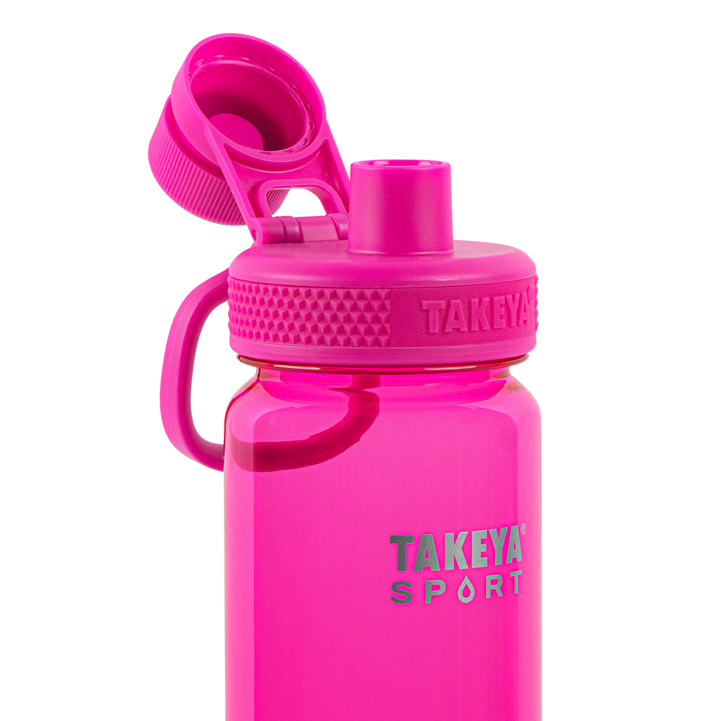 tritan-sport-water-bottle-with-spout-lid-k6 51671-TKS-Tritan-Spout-24-PinkSweep-openlid.png