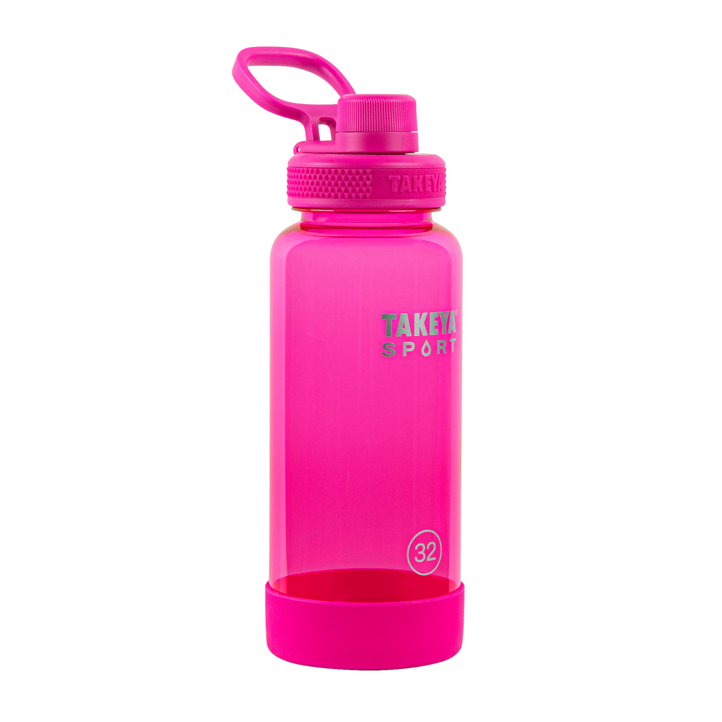 tritan-sport-water-bottle-with-spout-lid-u8 51836-TKS-Tritan-Spout-32-PinkSweep-frontangle.png